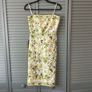 Ann Taylor Botanical Cocktail Dress